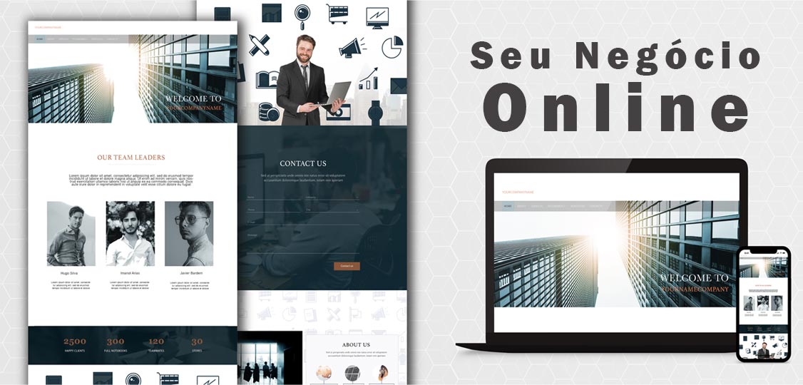 Lucio brandao webmaster e gestor de tráfego potencialize sua presença online imagem site modelo negócios